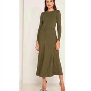 Ted Baker Olive Long Sleeve Dress